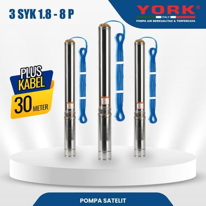Pompa Satelit YORK Type 3 SYK 2.5 Plus Kabel