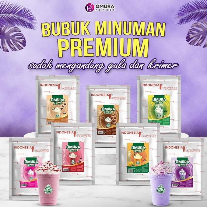 

[Series] Bubuk Minuman Premium Aneka Rasa 1 Kg Mengandung Gula Dan Krimer Indonesia Omura Powder