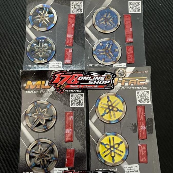 Emblem logo Yamaha xmax titanium