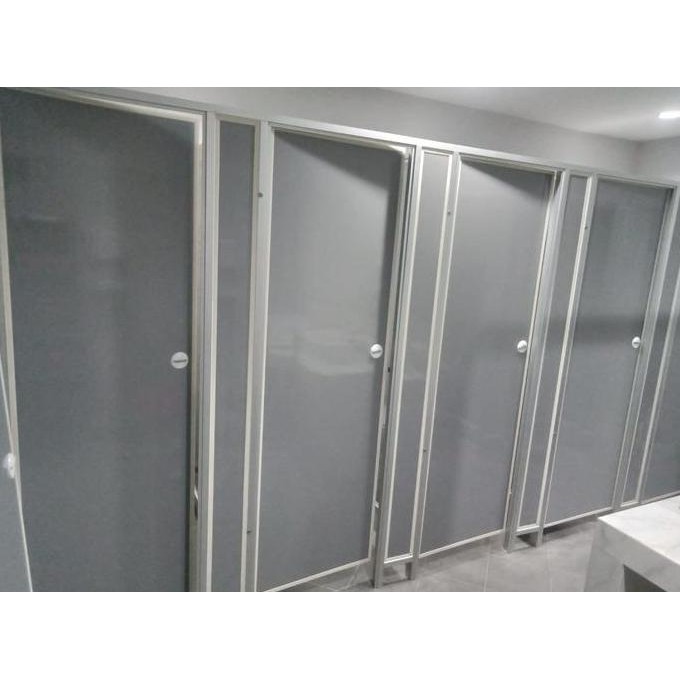 PARTISI KUBIKAL TOILET PVC DAN ALUMINIUM PESANAN BU DIAN