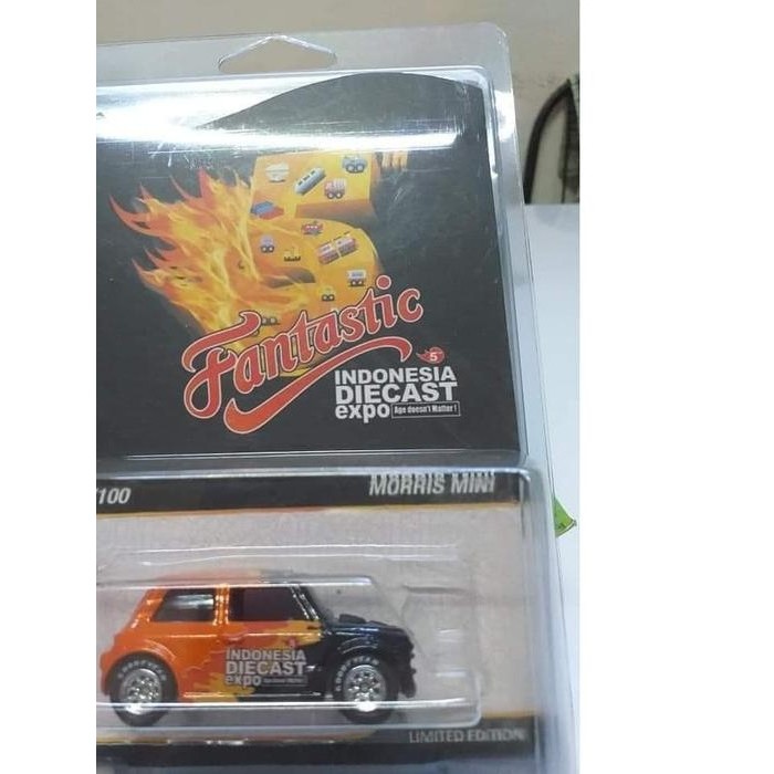 HOT WHEELS IDE MORRIS MINI ORANYE NO 68