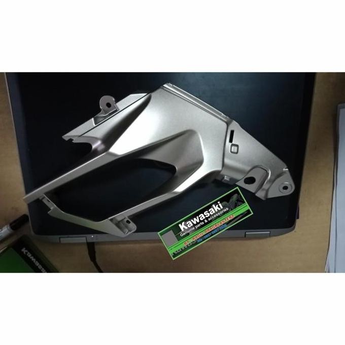 cover sirip fairing sirip new ninja 250 fi 2018 silver kiri orinal