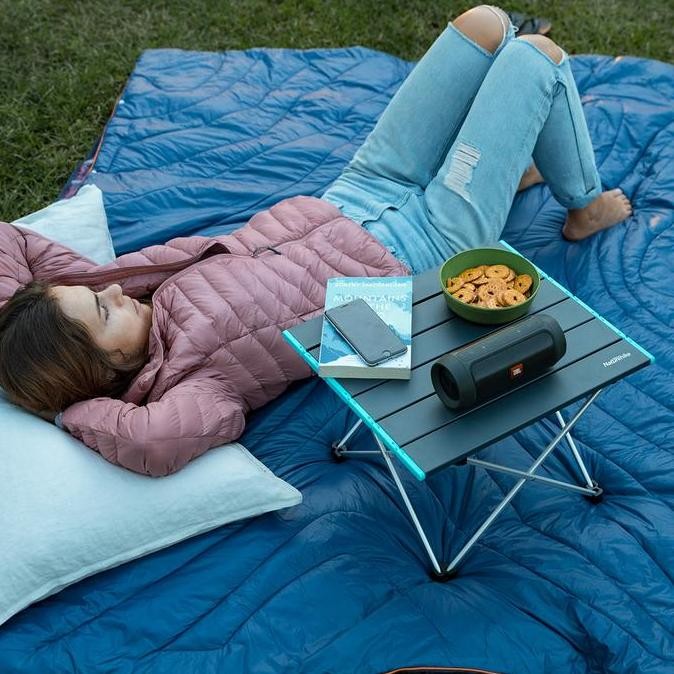 Meja lipat naturehike NH19Z008-Z  meja camping aluminium