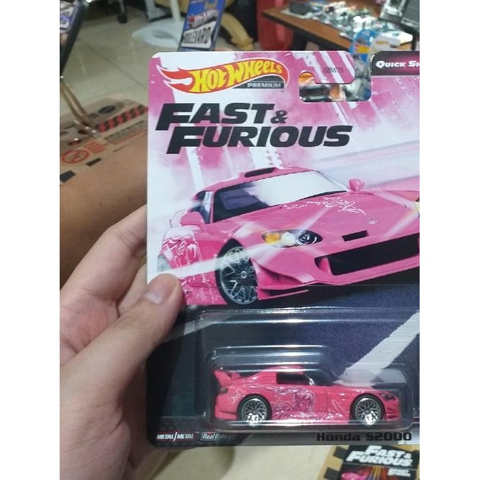 HOT WHEELS QUICK SHIFTER FAST & FURIOUS HONDA S2000 PINK