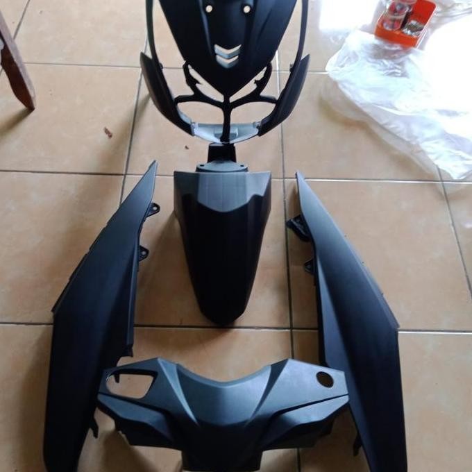 cover body alus beat fi 2014 2015 hitam doff