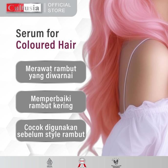 Original Cultusia Hair Serum for Color Hair 120ml - Serum untuk Rambut Diwarnai