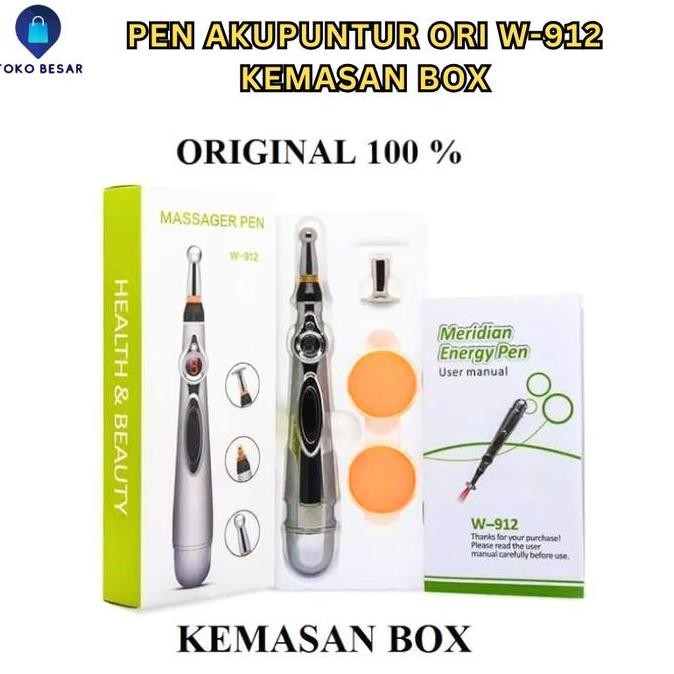 Original Original W-912 Pen Akupuntur Pijat Terapi Refleksi Elektrik Acupuncture Shopee