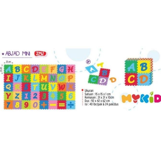Playmat Matras Alas Lantai Evamat - Abjad Mini