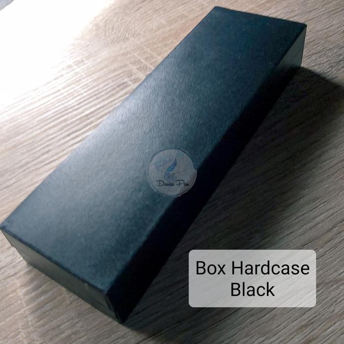 

WSS Box Pen Hardcase Black, Kulit Sintetis Elegan Mewah Kotak Gift Box