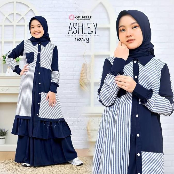 KIF GAMIS ANAK 8-11 TAHUN ASHLEY KIDS/SETELAN ANAK MUSLIMAH TERBARU