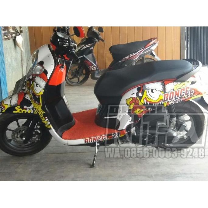 Decal Scoopy 2018 Stiker Motor Honda Scoopy 2018 Striping Zombie