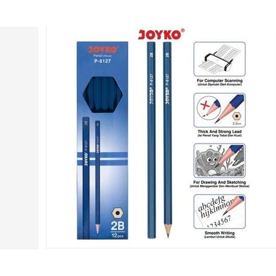 

WSS Pensil 2B Joyko P 8127 (12pcs) Stationery
