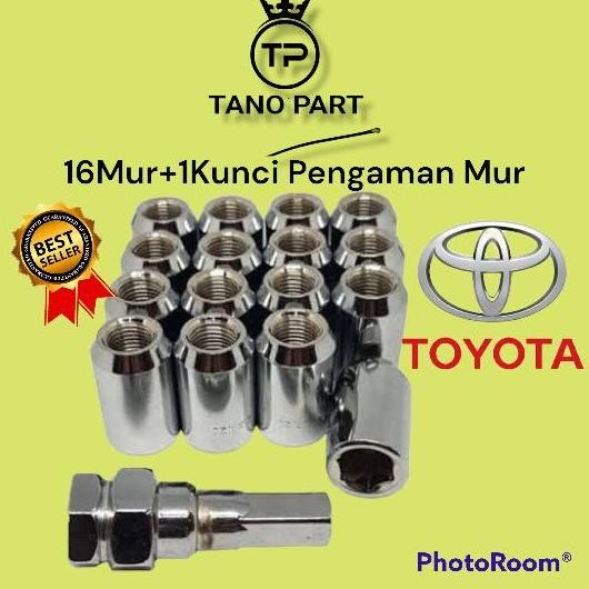 Mur Roda Seneka Racing Baut Lugnut Mobil Toyota AGYA CALYA Bahan Baja