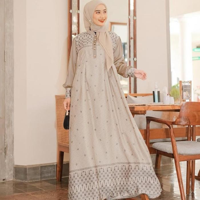 Bsh Temanstory - Baju Couple Keluarga Coksu Sarimbit Family Lebaran Setelan Pasangan Kondangan Gamis