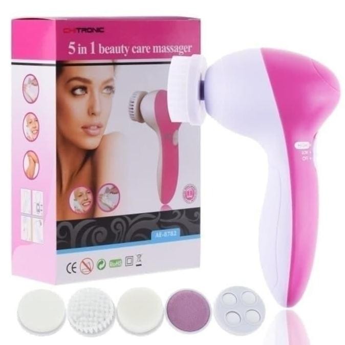 TERMURAH - Sikat Wajah Silikon Facial Brush Alat Pembersih Muka Elektrik