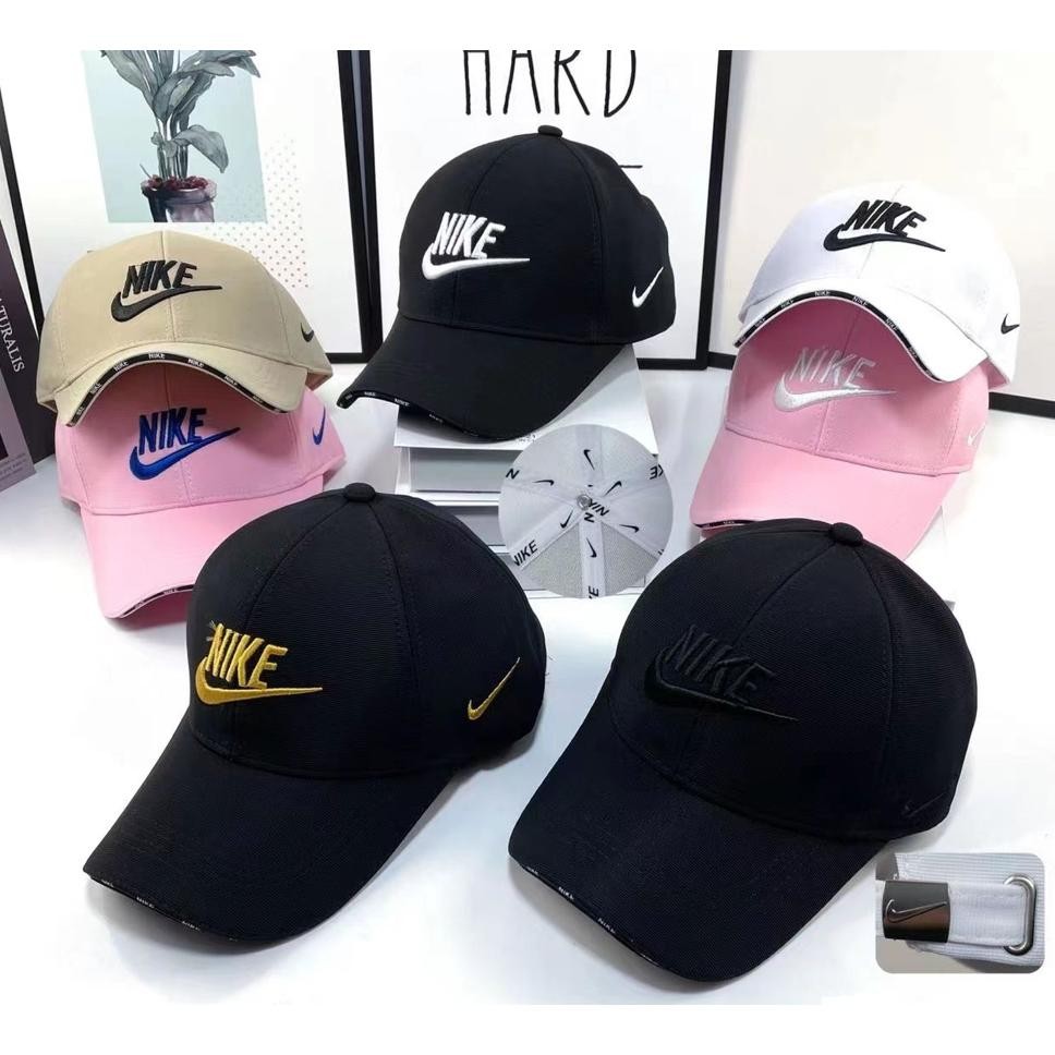 (Terbaru) Topi Baseball Unisex Cap Bordir Nike Casual Hat Topi Baseball Pria Wanita Kekinian (Terlar