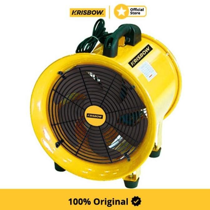 KRISBOW 12 INCI BLOWER VENTILATOR INDUSTRIAL - KUNING