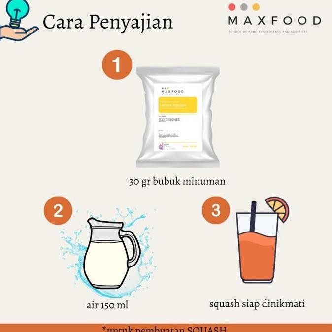 

Baru Maxfood Bubuk Minuman Lychee Squash 1Kg - Powder Rasa Leci Instan Untuk Usaha
