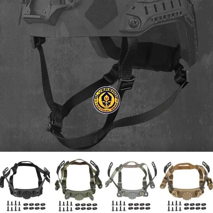 Tali Helm Tactical / Tali System Putar / Tali Helm Emerson Putar