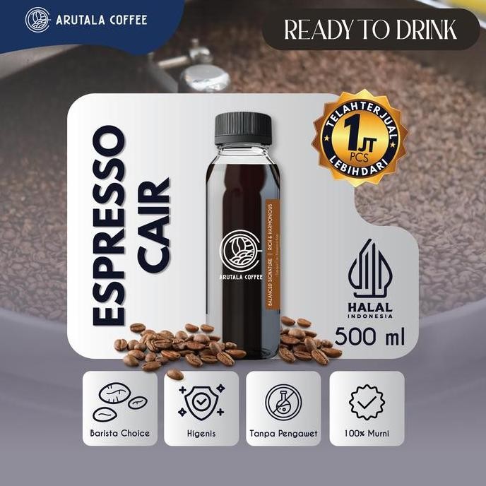

Arutala Espresso Cair 500 ML Siap Minum Barista Choice
