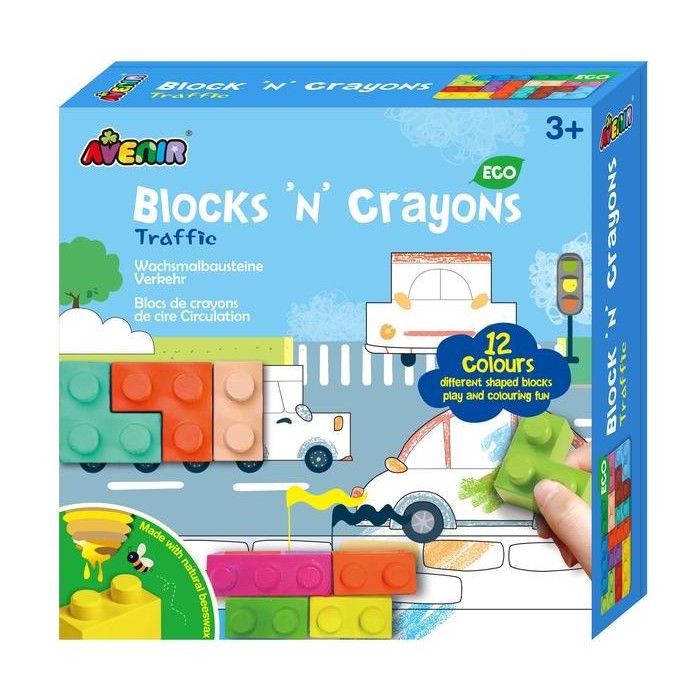 

MAINAN EDUKASI ANAK -AVENIR BLOCKS'N'CRAYONS - TRAFFIC - BTS216013