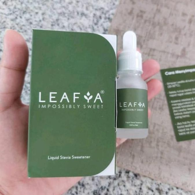 

LEAFIA Pemanis Stevia Alami Pengganti Gula 15ml