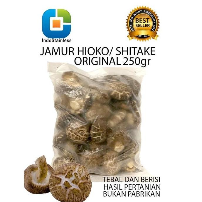 

Jamur Hioko Shitake Kering Original / Mushroom Shitake Kering Original