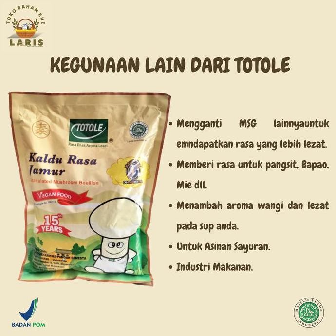 

Totole Kaldu Jamur (tersedia berbagai kemasan)