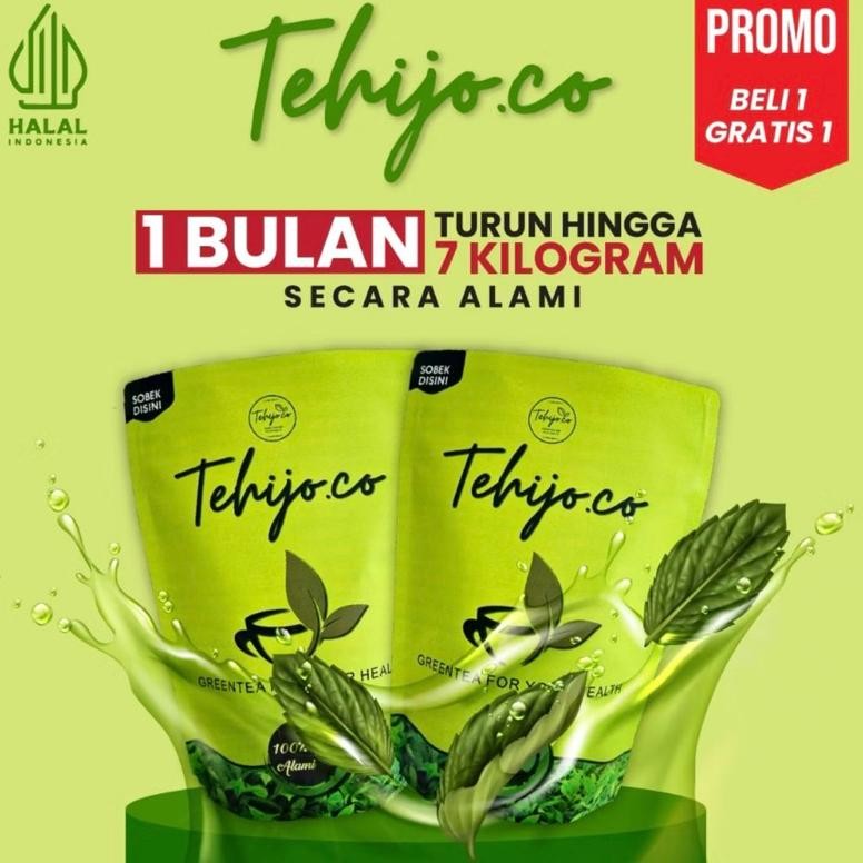 

SALE! TEHIJO.CO TEH HIJAU ALAMI ORGANIK | MINUMAN DIET PELANGSING | BUY 1 GET 1