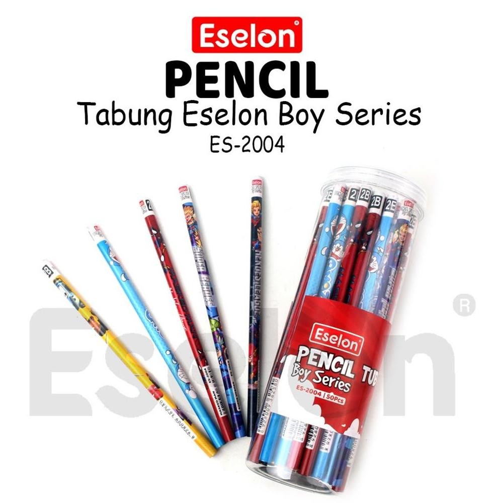 

Termurah 50Pcs Pensil Karakter Eselon / 1 Tabung Pensil 2B Karakter Be09