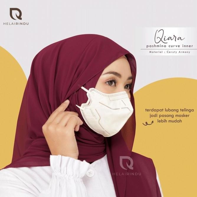 - HIJAB PASHMINA OVAL INNER 3IN1 INSTAN MASKER