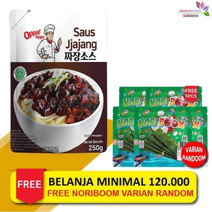 

Saus Jjajang Halal Pasta Kedelai Hitam 250g Saus jajangmyeon Oppa!Oppa