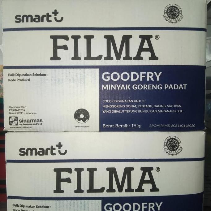 

Filma Good Fry Minyak Goreng Padat 15 kg