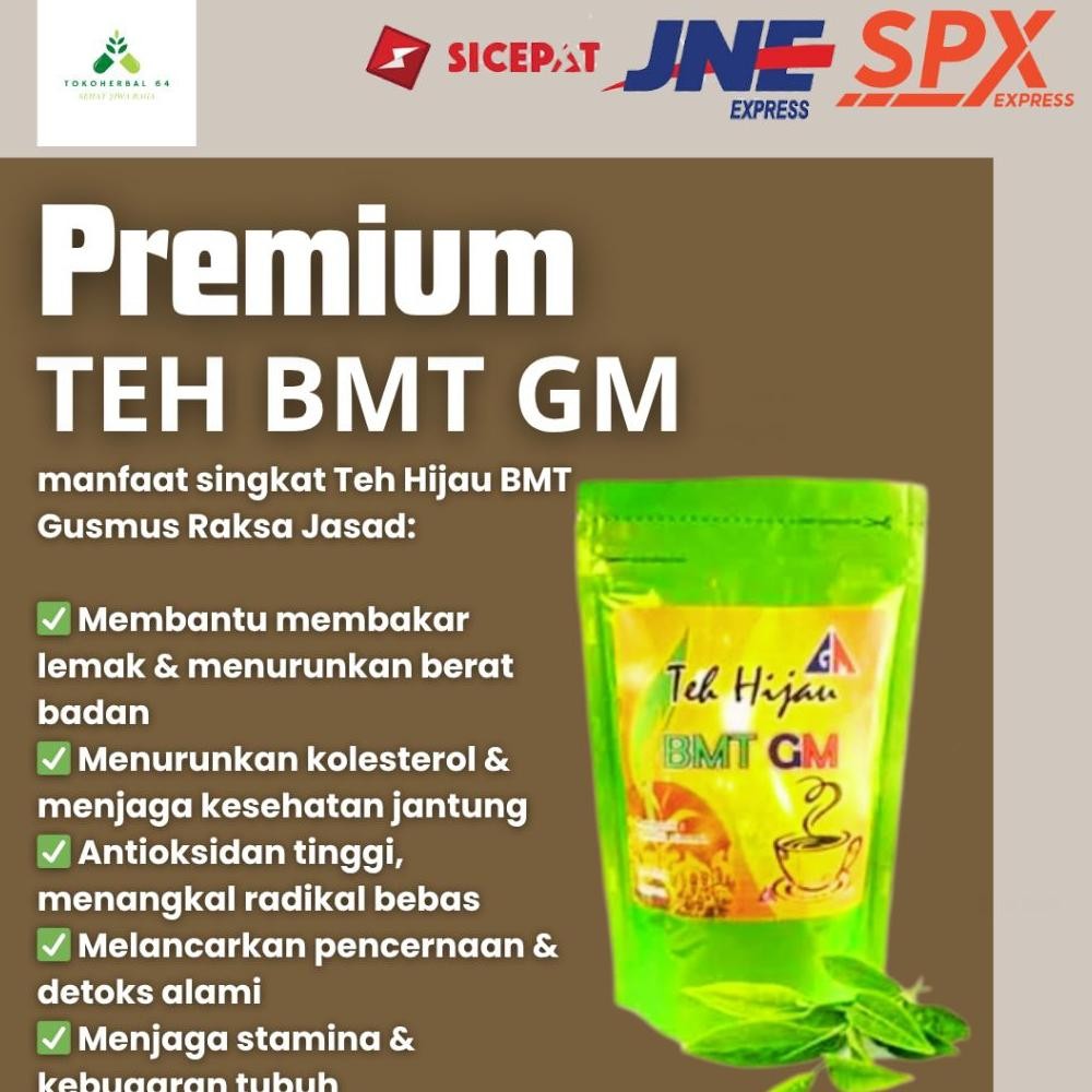 

SALE! TEH HIJAU BMT GM | TEH GREEN TEA HERBAL TRADISIONAL