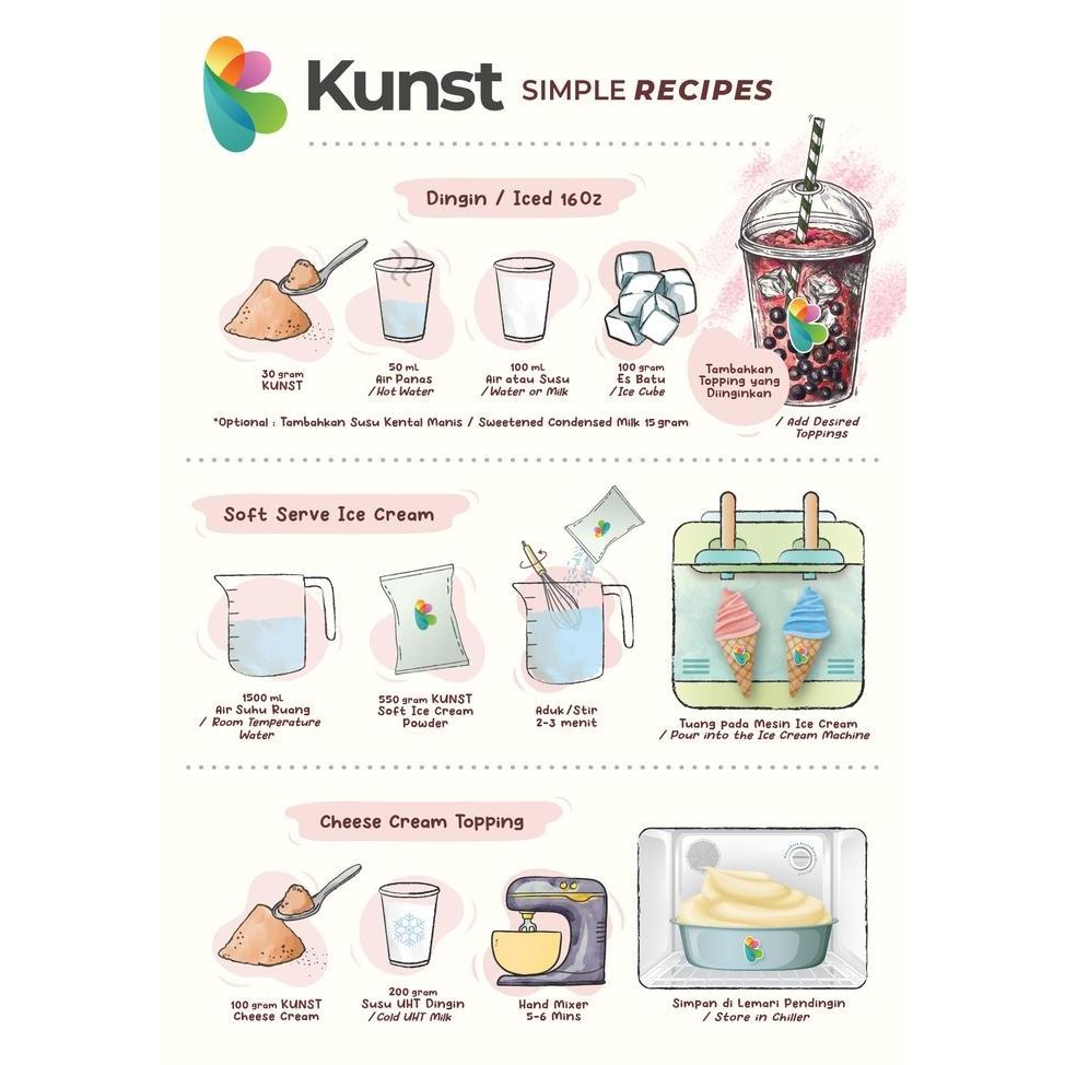 

Baru Kunst Bubuk Minuman Red Velvet Signature - Powder Drink Red Velvet Creamy