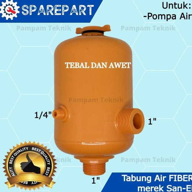Original Tabung Pompa Air Fiber PVC San-Ei Tangki Otomatis Kuat Awet