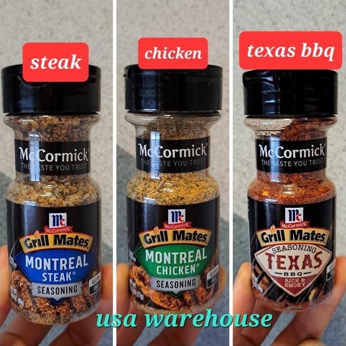 

McCormick Grill Mates Montreal Chicken Steak Seasoning Bumbu Masak
