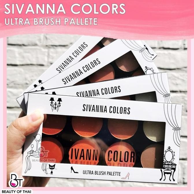 TERBARU - [ SIVANNA BLUSH ON PALETTE ] SIVANNA COLORS ULTRA BLUSH PALETTE