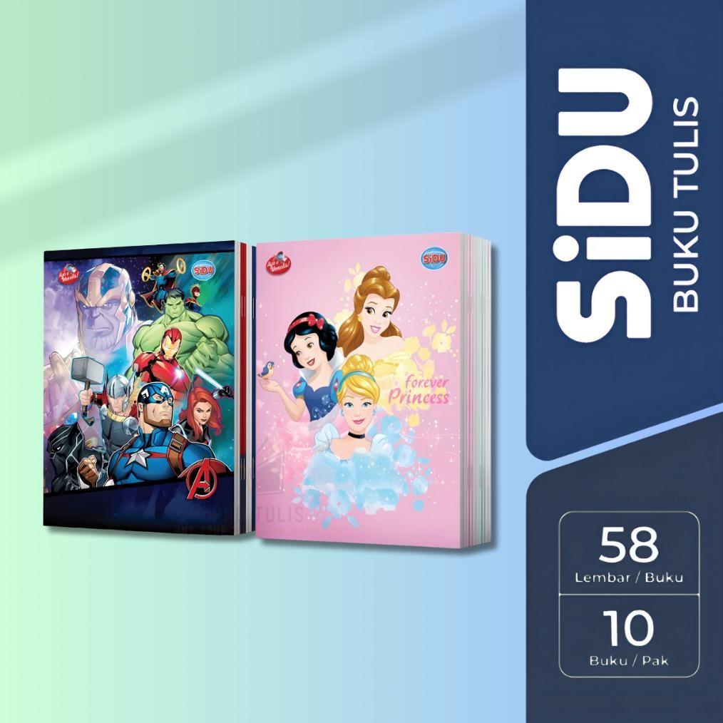 

Siap Kirim Buku Tulis SIDU 58 Lembar - Ready COD! 1 Pack Isi 10 Buku