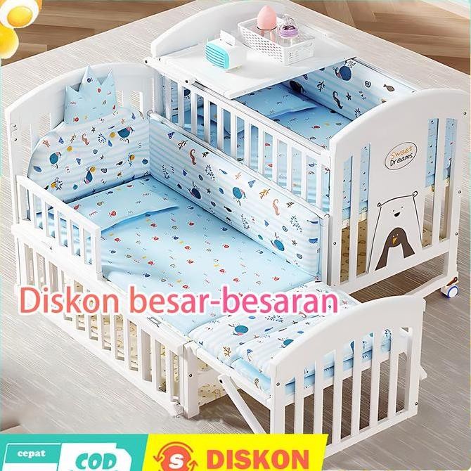 [LIVE] BOX BAYI LIPAT TEMPAT TIDUR MURAH/BABY BED BOX KAYU/LITTLE EQUI BOX BAYI/BOX TEMPAT TIDUR BAY