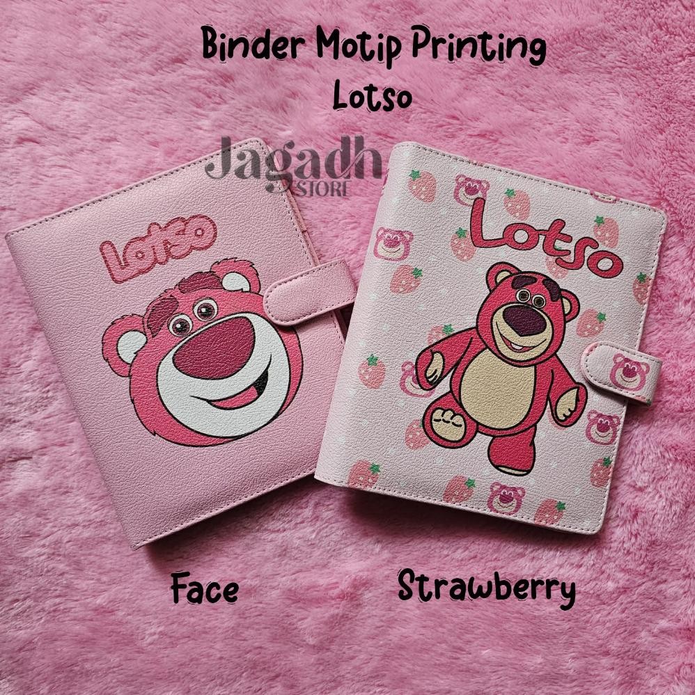 

Siap Kirim Binder Aesthetic Lotso | Ukuran A5 20ring & B5 26ring | Kulit Sintetis Motif Lucu