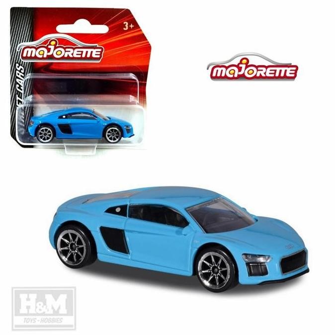 Majorette 1/64 Audi R8 Warna Biru