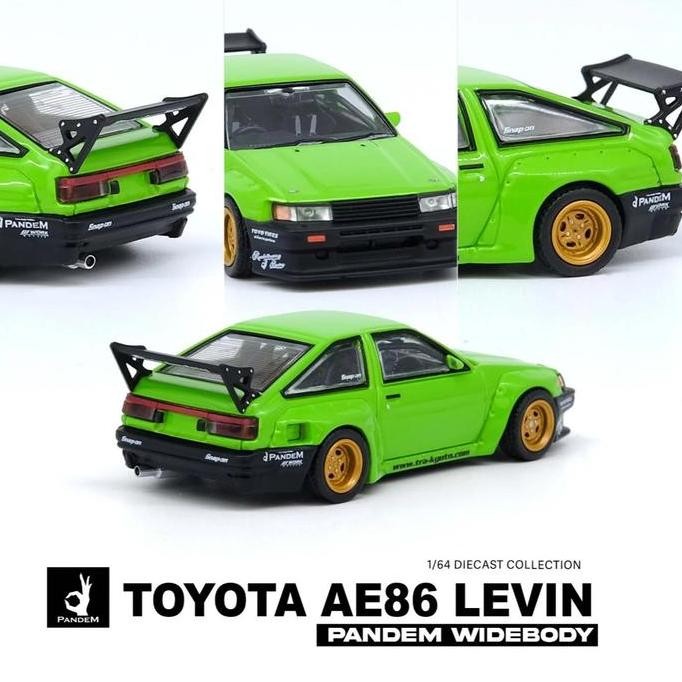 IN64-AE86PL-GRN - Inno64 1:64 TOYOTA AE86 Levin "PANDEM ROCKET BUNNY" Green