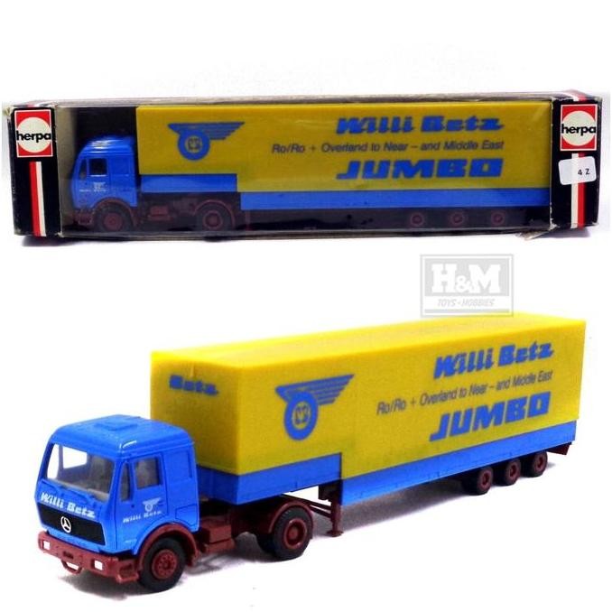 Herpa Truck Willi Betz Jumbo - 4Z - Box Z1