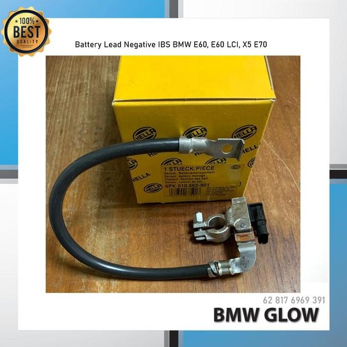 Battery Lead Negative Ibs Bmw E60, E60 Lci, X5 E70 12427603567 Hella