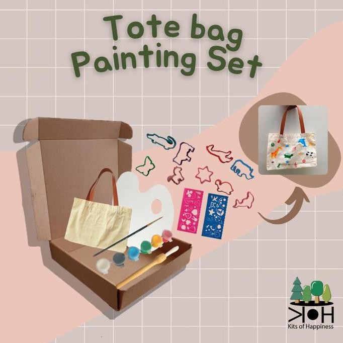 

Tote Bag Kids Painting Set Melukis Di Tas Tangan Anak