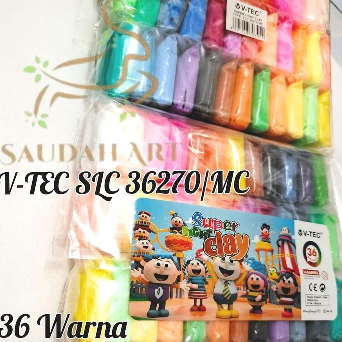 

V-Tec Super Light Clay Slc36270/Mc Isi 36 Warna/Pack