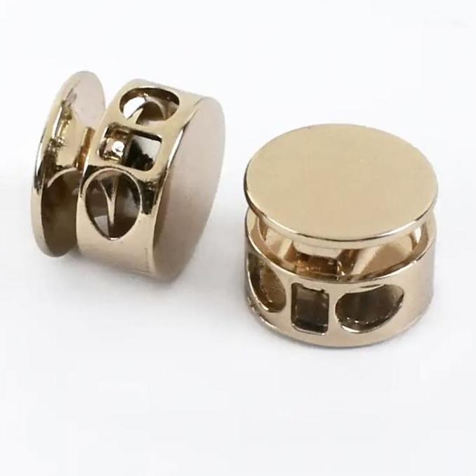 12Pcs Stopper Ujung Bandul Tali Besi Rose Gold Ring