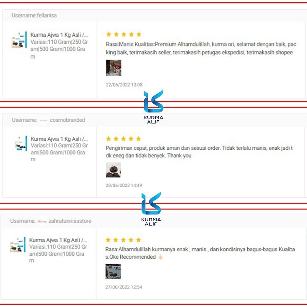 

Model baru - Kurma Ajwa 1 Kg Asli / Kurma Nabi Super Asli Madinah