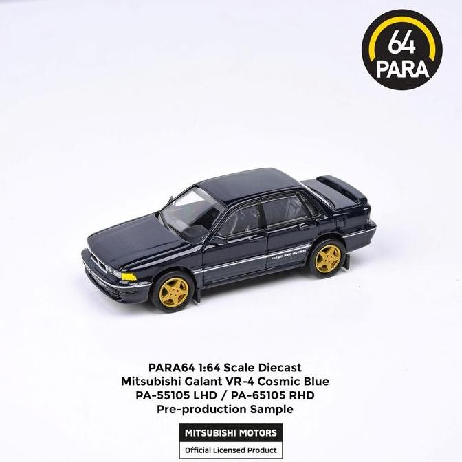 PA-55105 - PARA64 1:64 Mitsubishi Galant VR-4 - Cosmic Blue